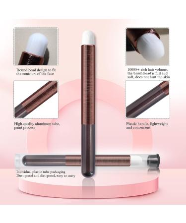 3PCS Lip Brush Set with Tubes | Multi-purpose Lip & Eye Makeup Brushes | Brown Brushed Applicator Tool Kit - Buy Online on GoSupps.com