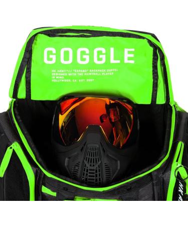 HK Army Expand Backpack Paintball Gearbag - Shroud Black/Green - Buy Online on GoSupps.com