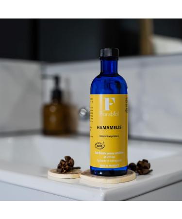 Florabiol - Set of 2 Organic Witch Hazel Floral Waters (200 ml x 2) - Astringent Lotion - Refreshing Purifying - Ecocert Certified - Made in France - Buy Online on GoSupps.com