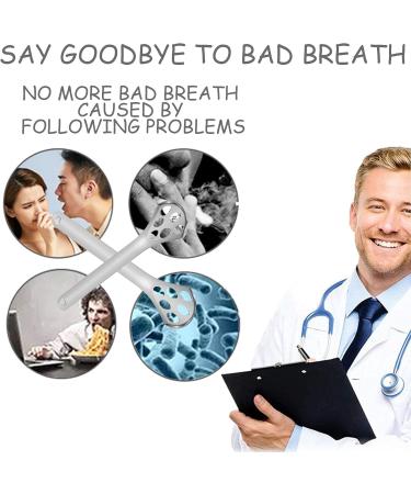 Buy Kasesss Stainless Steel Tongue Cleaner 2-Piece Tongue Scraper for Fresh Breath | Tongue Brush for Adults & Kids | Fight Bad Breath - Buy Online on GoSupps.com