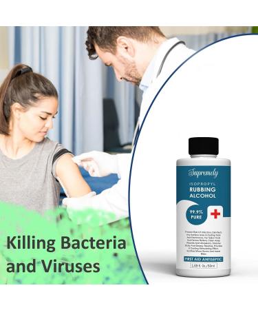 Supremely Multipurpose Rubbing Alcohol 99.9%: Disinfectant Cleaner and First Aid Essential Pharma Grade 50 ml (Pack of 1) CAP - Buy Online on GoSupps.com