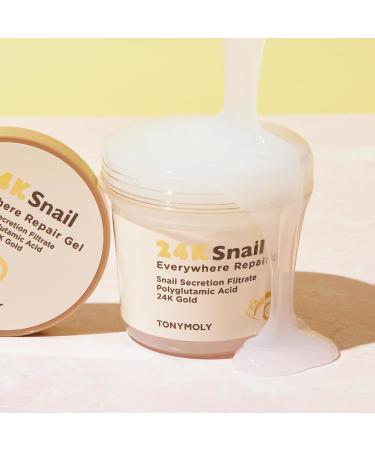 TONYMOLY 24k Snail Everywhere Repair Gel - Hydrating Skincare for All Skin Types - International Shipping - Buy Online on GoSupps.com