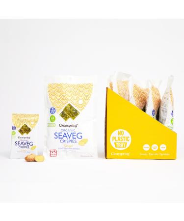 Clearspring Organic Seaveg Crispies Multipack (6 Ginger)