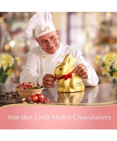 Lindt Chocolate Gold Bunny - 4 x 100g Milk Nut Chocolate | Perfect Easter Gift | 20% Hazelnut | Chocolate Bunny | International Shipping - Buy Online on GoSupps.com