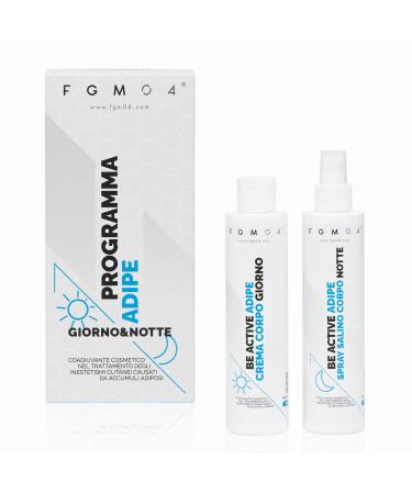 FGM04 Professional Cosmetics - Adipe Day and Night Program - Daily - Cosmetic Additive - Skin Unsightly Treatment - Accumuli Adiposi - 1 Month Treatment