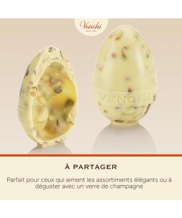 Venchi - uf Mignon au Chocolat Blanc Sal 70 Gr avec Pistaches Amandes et "Noisettes du Pi mont" Sans Gluten Collection de P ques Venchi Id e Cadeau - Buy Online on GoSupps.com