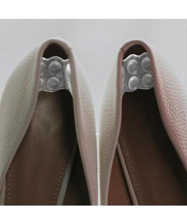 4 Pairs Silicone Heel Pads - Comfortable Wear-Resistant Heel Protectors for High Heels | Transparent Shoe Heel Liners & Foot Supplies - Buy Online on GoSupps.com