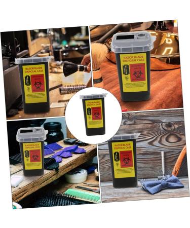 Minkissy 8-Pack Razor Blade Storage Box - Safe Disposal Container for Hairdressing Blades & Razors | International Shipping Available - Buy Online on GoSupps.com