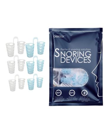 OBBOCK Snore Stopper snoring Solution Sleepic Anti Snoring Clip Anti Snoring Devices Professional Relieve Snore Mini Comfortable Sleeping Aid for Men and Women (Medium)