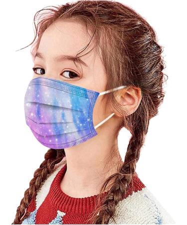 50pc Kids Disposable_Mask 3 Ply Kids Face_Masks for Protection Anti Dust Face Mouth Filter Tools for Children School - Buy Online on GoSupps.com