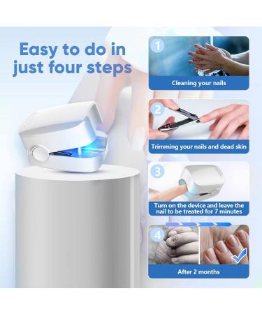 Nail Fungus Laser Treatment Device - Blue Light Therapy for Damaged Toenails & Fingernails - Buy Online on GoSupps.com