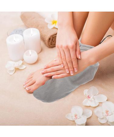 Housoutil 7 Pairs Wax Warm Foot Cover Paraffin Wax Bath Liner Paraffin Wax Gloves and Booties Hot Wax Foot Wax Bath Booties Paraffin Wax Foot Liners Paraffin Bath Sock Spa Cotton 28X20X0.9CMx7pcs Greyx7pcs - Buy Online on GoSupps.com