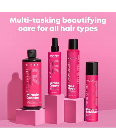 MATRIX Total Results Miracle Creator Multi-Tasking Treatment 6.8 Fl Oz | Strengthening Leave-In Treatment for Damaged Hair | Heat Protectant & Detangler Spray - Pack of 1 - Buy Online on GoSupps.com