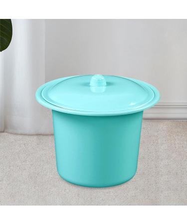 Menolana Portable Spittoon with Lid Lightweight Splashproof PP Durable Pee Potty urinal Bucket Chamber Pot for Outdoor Travel Elderly Adults Blue - Buy Online on GoSupps.com