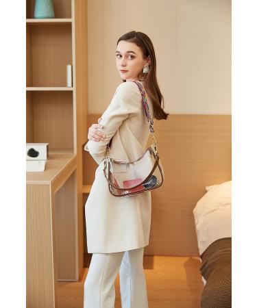 CYHTWSDJ Clear Stadium Approved Pink Purse for Women - Clear Bag for Stadium Events - Buy Online on GoSupps.com