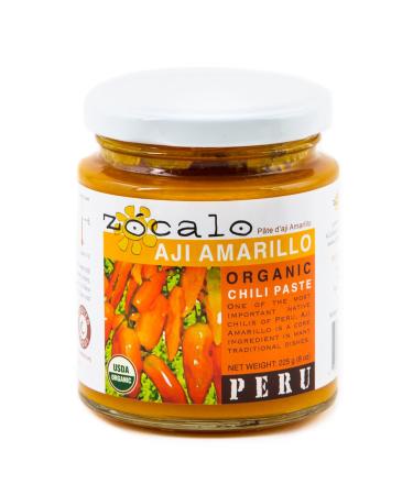 Zocalo Peru Organic Aji Amarillo Chili Paste, 8 Ounce (Pack of 2)
