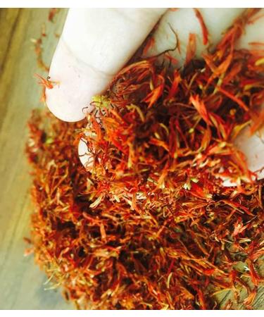 Safflower Carthamus tinctorius Dried 50 Grams ThaiGarden