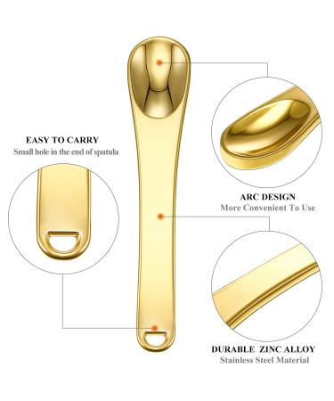 8-Piece Gold Makeup and Mask Spatula Set - Cosmetic and Facial Cream Applicators for Mixing and Sampling - Buy Online on GoSupps.com