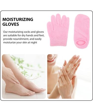 FOMIYES 2 Pairs Gel Care Kit Spa Socks for Cracked Feet Hand Moisture Gloves Hands Beauty Masks Gloves Women Spa Gloves Hand Gloves Miss Moisturizing Yarn Accessories - Buy Online on GoSupps.com