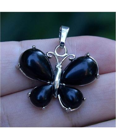 Crystal Rough Natural Quartz 1pc Butterfly Formed Pendant Amethyst Natural Crystals Tiger Eye geman Opal Stone for Women Gift Necklace Jewelry (Size : Tiger Eye) - Buy Online on GoSupps.com