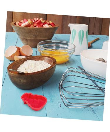 Ciieeo 2 Pcs Baking Mold Christmas Baking Tool Silicone DIY Mold Silicone Cookie Molds Baking DIY Resin Moulds Clay Molds Candle Molds Decorations Micro-Wave Oven Silica Gel 17.8X15.5X3CM As Shown - Buy Online on GoSupps.com