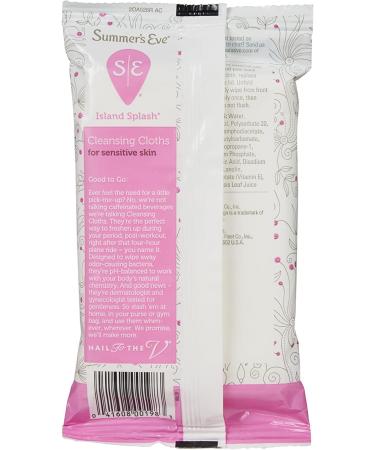 Summer's Eve 5-in-1 Cleansing Cloths - Island Splash | 32 Count - Buy Online on GoSupps.com
