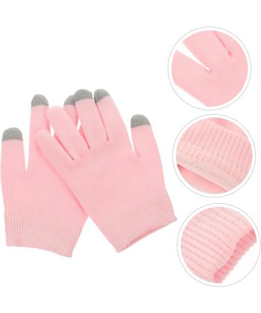 ABOOFAN 1 Pair Pink Gloves Hand Moisturizer Gloves Hand Lotion Gloves Hand Caring Gloves Overnight Spa Gloves Hand Protection Gloves for Dry Hand Moisturizing Gel Casual Socks 21x14cm Pink - Buy Online on GoSupps.com