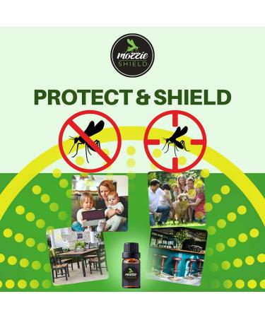 MOZZIE SHIELD Mosquito Repellent Diffusor Refill - 10ml Economical Protection Formula to Prevent Bites | Eco-Friendly & Reusable - Buy Online on GoSupps.com