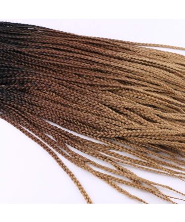 6 Packs Pre-looped 24 Inch Ombre Honey Blonde Crochet Box Braids - Medium Size - Kanekalon Senegalese Twist Hair for Black Women - Buy Online on GoSupps.com