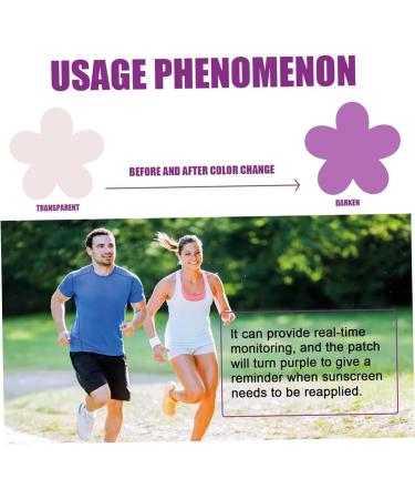 120pcs UV autocollants pour cran solaire autocollants de d tection UV de forme fleur Patch tanche cran solaire r utilisable Rappel. - Buy Online on GoSupps.com