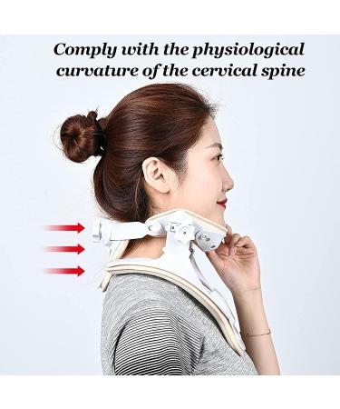 Jlasdr Neck Protection Neckwear | Adjustable Cervical Neckrest for Postoperative Comfort | Ideal for Office Workers & Students (Size: S) - Buy Online on GoSupps.com