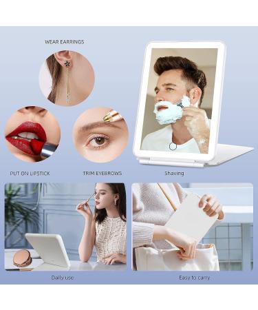 YUVIKE Travel Lighted Makeup Mirror - Portable Beauty Essential for Women - Buy Online on GoSupps.com