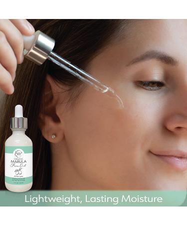 Organic Marula Oil for Face - Luxury Facial Oil for Women | Moisturizer for Skin, Hair & Nails - 2oz by Brookethorne Naturals - Buy Online on GoSupps.com