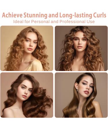 3 in 1 Auto Rotating Curling Iron - TOP4EVER Automatic Hair Curler with Interchangeable Curling Wand (0.75" 1" 1.25") Adjustable Temp Instant Heat Hair Styling Hot Tools for All Hair Types  - Buy Online on GoSupps.com