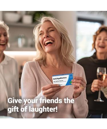 AntiAgeBiotics - Funny Joke Pill Box for Mum | Birthday Gifts for Women | 30th, 40th, 50th Birthday - Buy Online on GoSupps.com