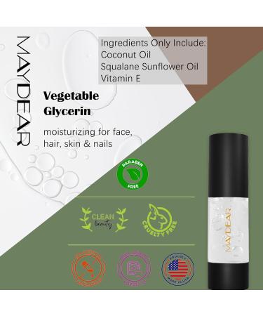 Maydear Coconut Body & Hair Oil | Paraben-Free Moisturizing Made in USA | 30ml for Face Hair Skin & Nails - Cruelty-Free - Buy Online on GoSupps.com