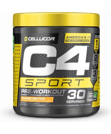 C4 Sport Pre Workout Powder Energy Preworkout Mango Nectar 30 Servings & BCAA Sport Recovery Powder - Post & Intra Workout Energy Supplement - Cherry Limeade 30 Servings Mango Nectar PowderEnergy+ Powder Cherry Limeade - Buy Online on GoSupps.com