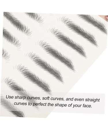 DOITOOL 8pcs Imitation Eco Eyebrow Sticker Stickers False Eyebrows for Women Water Transfer Eyebrow Sticker - Buy Online on GoSupps.com