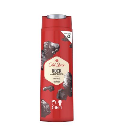 Procter Gamble Old Spice Rock Shower Gel & Shampoo for Men 400 ml Amber 400 ml Paquete de 1