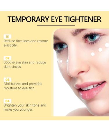 Temporary Instant Eye Tightener Cream: Instant Reduces Under-Eye Bags Instant Eye Lift. Instantly Removes Bags Dark Circles Puffiness Firming Delicate skin -30ml (2) - Buy Online on GoSupps.com