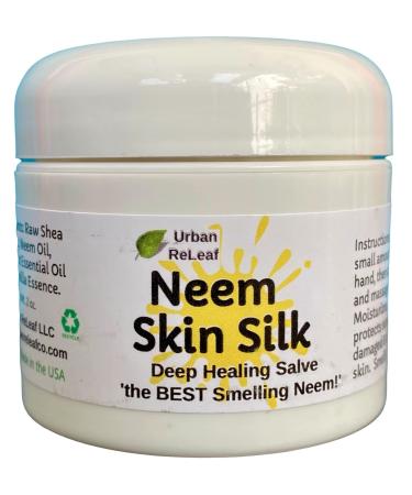 Urban ReLeaf Neem Skin Silk! Healing Salve. Repairs Dry Skin! Vegan. Ayurveda rejuvenate. Feed your skin. rub it in! Shea Butter & Neem Oil  Fragrance