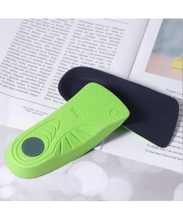 DOITOOL XO Shape Arch Support Insoles for Flat Feet - 1 Pair Green | Men Women Soft Shoe Pads for Leg Correction and Air Feet Comfort - Buy Online on GoSupps.com
