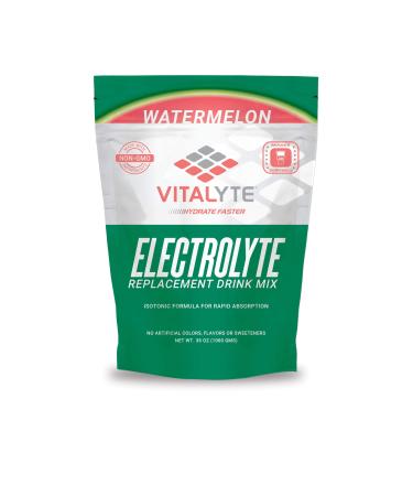 Vitalyte Electrolyte Powder (40 - 16oz Servings Per Container) - Isotonic Drink Mix for Hydration, Energy & Recovery - Water Enhancer & Rehydration Supplement for Men, Women & Sports (Watermelon)