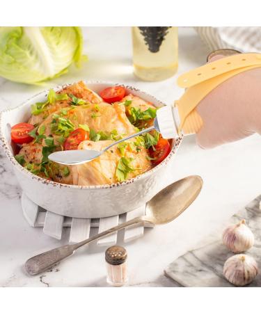 2pcs Adaptive Spoon Utensils Hand Tremors Spoon Anti Shake Elderly Tableware Silverware Easy Grip Eating Aids for Hand Tremors Arthritis Parkinsons Elderly Assorted Color - Buy Online on GoSupps.com
