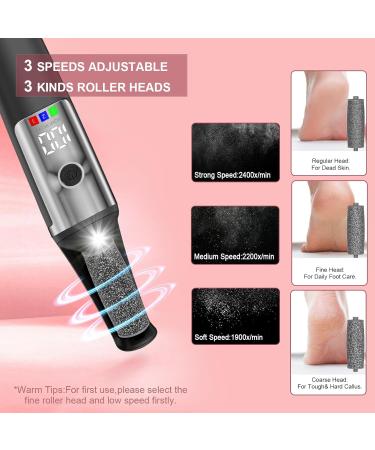 Rechargeable Electric Callus Remover for Feet - Professional Pedicure Tool for Smooth Healthy Skin at Home | Ideal for Men & Women - Buy Online on GoSupps.com