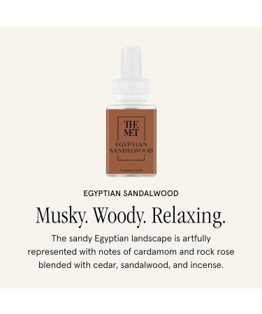 Pura & The Met Egyptian Sandalwood Home Scent Refill - Smart Air Diffuser Fragrance - 120 Hours of Luxury - Clean & Safe Household Essential - Buy Online on GoSupps.com