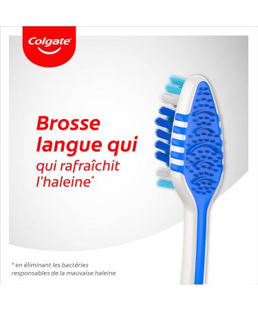 Colgate Zigzag Toothbrush Set - 6 Pack with Cross Bristles for Optimal Interdental Cleaning Bacteria Removal Fresh Breath & Tongue Cleaner - Buy Online on GoSupps.com