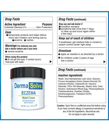 DermaSolve Eczema Relief Lotion Cream - Full Body Flare Control Therapy | Moisturizes, Protects and Repairs Skin | Steroid-Free Formula for Kids, Babies & Adults (4 Fl Oz, Pack of 2) - Buy Online on GoSupps.com