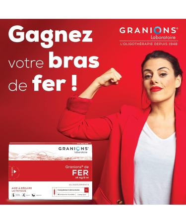 GRANIONS DE FER - 30 ampoules 30 unit (Lot de 1) FER ampoules - Buy Online on GoSupps.com