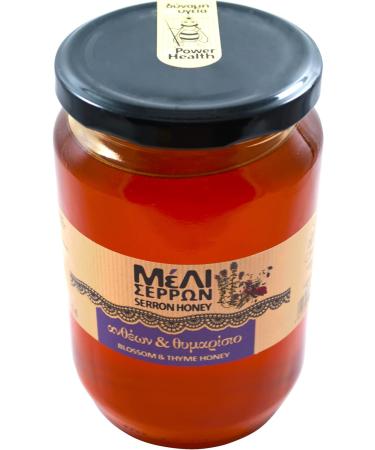 Meli Serron Blossom Thyme Greek Honey 920g Glass Jar - Pure, Natural Honey from Greece - Buy Online on GoSupps.com